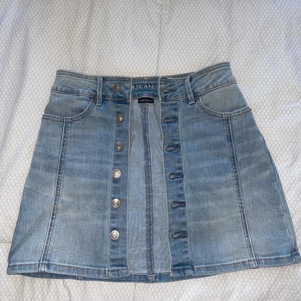 American Eagle Super Stretch HI-Rise A-Line Skirt